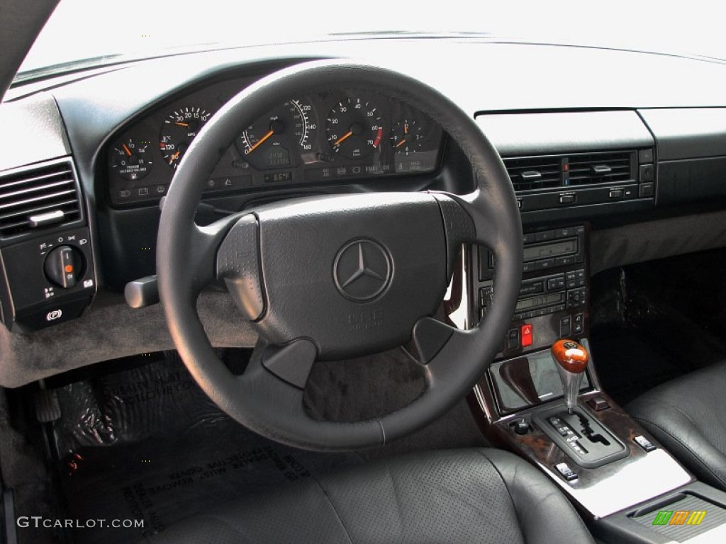 1998 Mercedes-Benz SL 500 Roadster Black Dashboard Photo #57332908