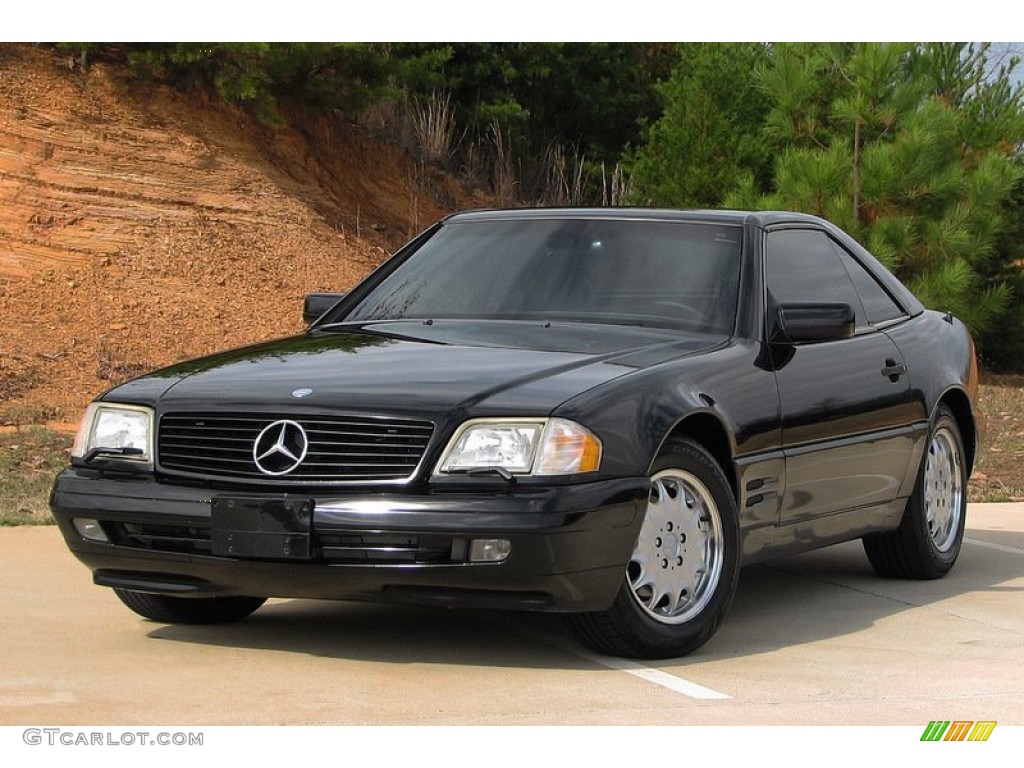 Black 1998 Mercedes-Benz SL 500 Roadster Exterior Photo #57332972