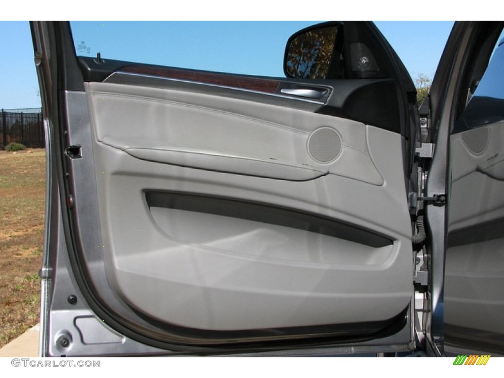 2007 BMW X5 4.8i Gray Door Panel Photo #57333433