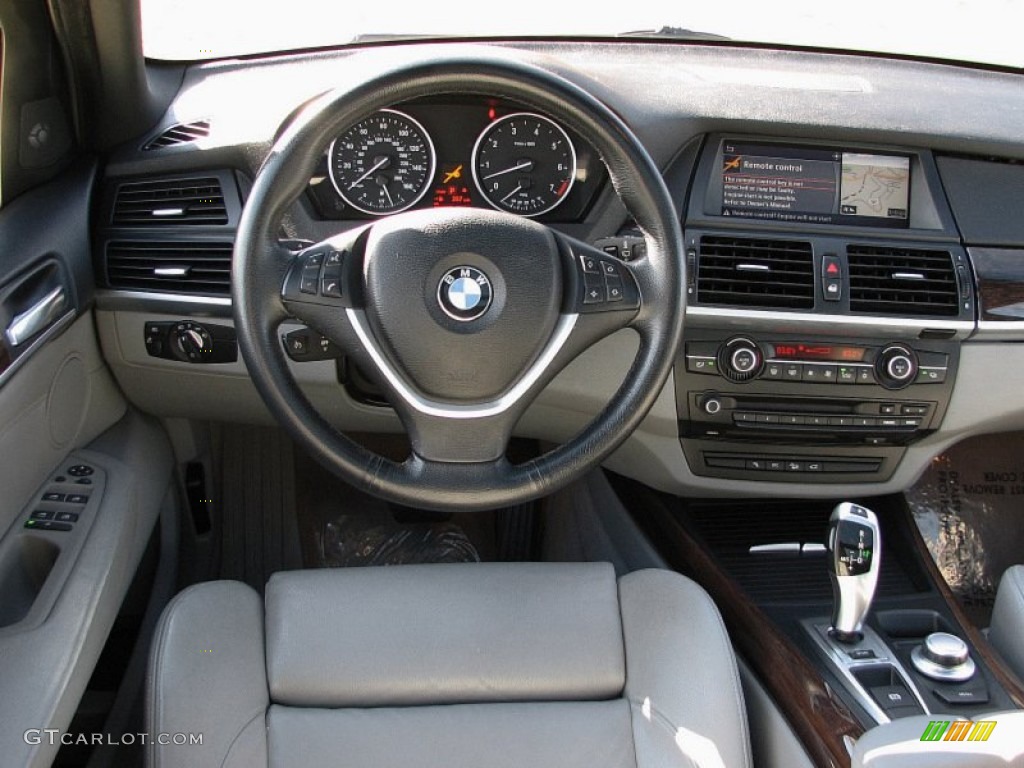 2007 BMW X5 4.8i Gray Dashboard Photo #57333709