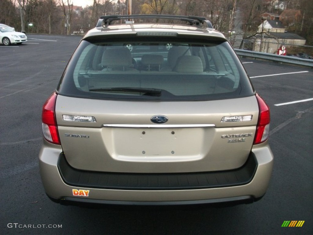 2009 Outback 2.5i Special Edition Wagon - Harvest Gold Metallic / Warm Ivory photo #6