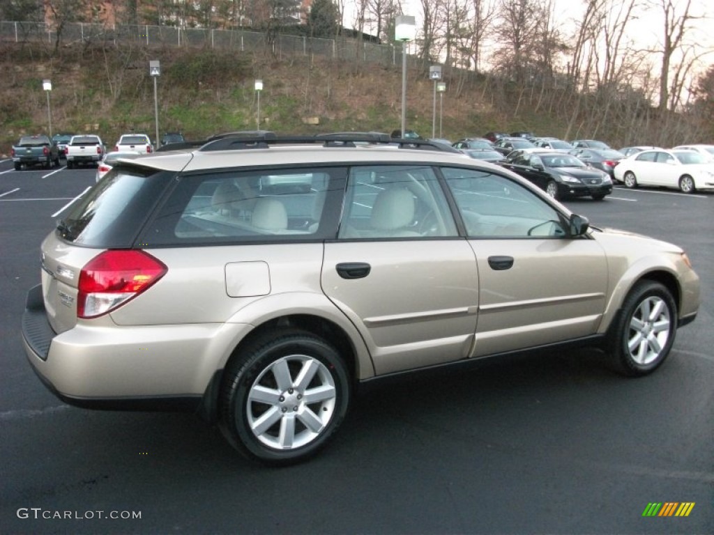 2009 Outback 2.5i Special Edition Wagon - Harvest Gold Metallic / Warm Ivory photo #8