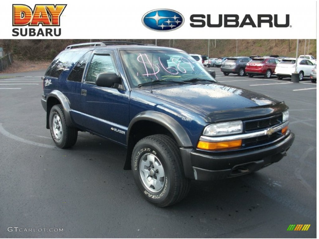 2002 Blazer LS ZR2 4x4 - Indigo Blue Metallic / Graphite photo #1