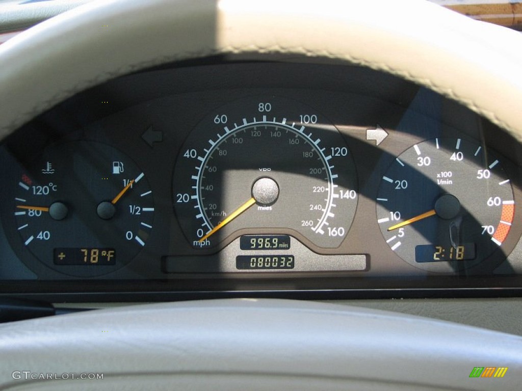 1999 Mercedes-Benz C 280 Sedan Gauges Photo #57335676