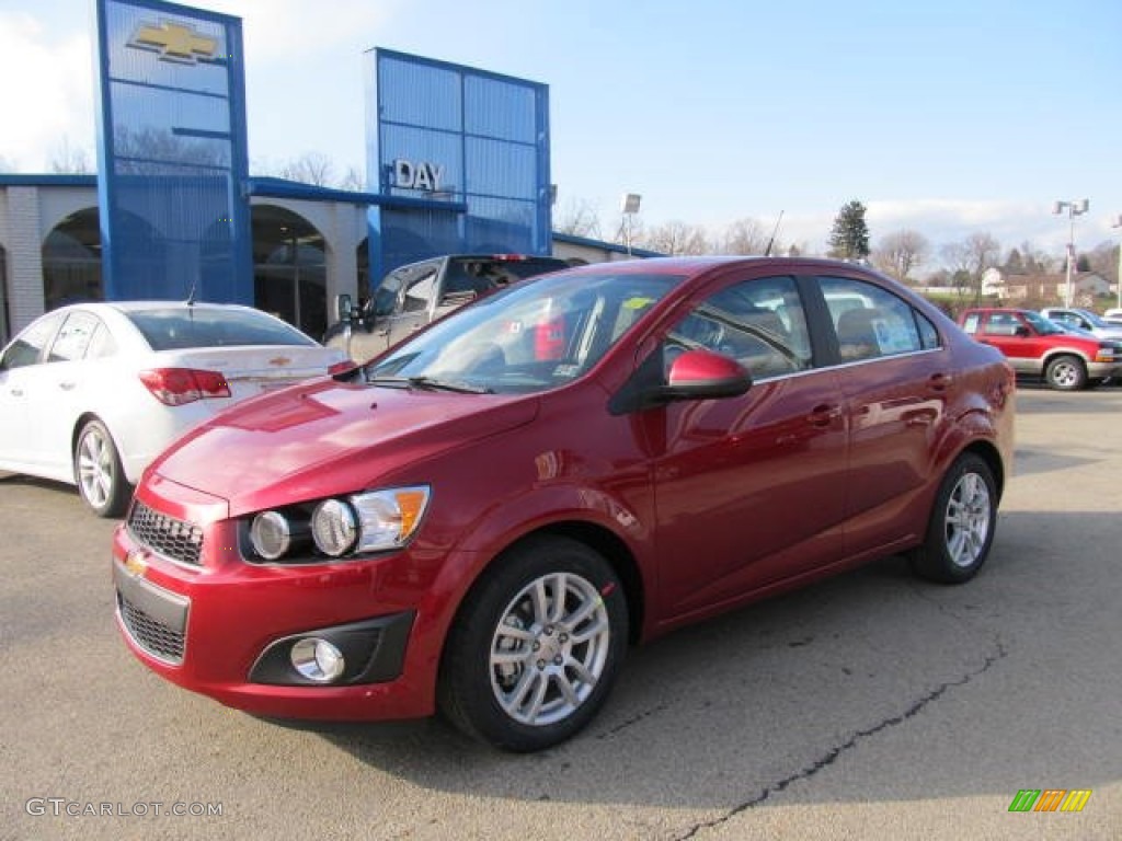Crystal Red Tintcoat Chevrolet Sonic
