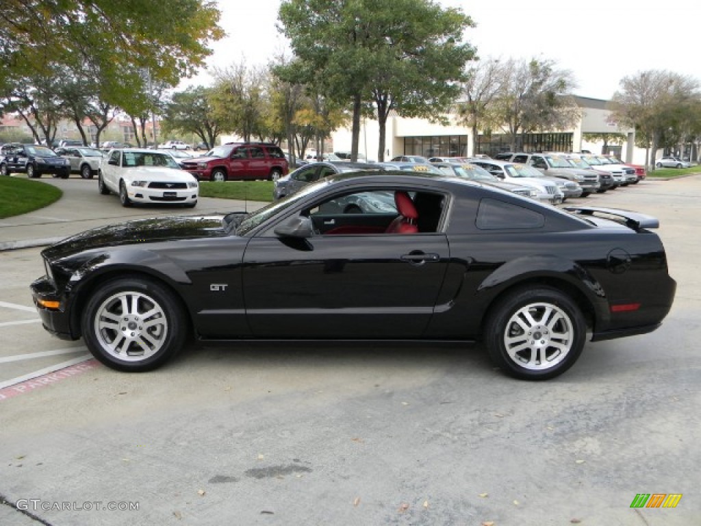 Black 2005 Ford Mustang GT Premium Coupe Exterior Photo #57335970