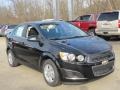 Black 2012 Chevrolet Sonic LT Sedan Exterior