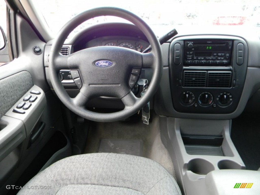 2003 Ford Explorer XLS Graphite Grey Dashboard Photo #57336327