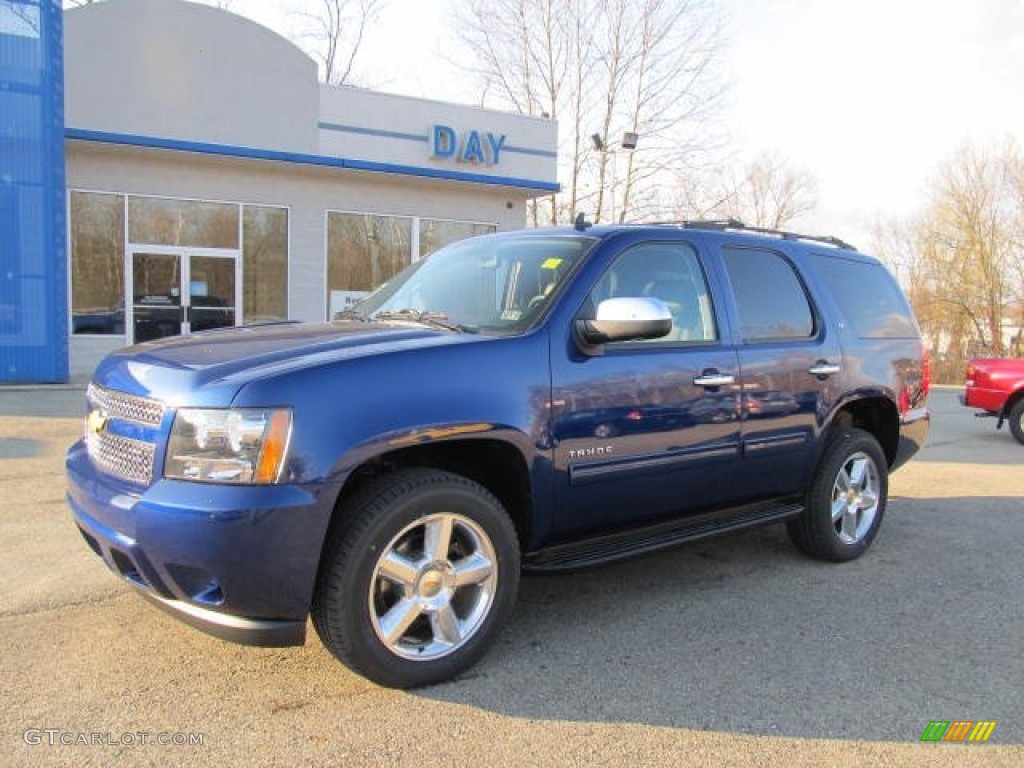 2012 Tahoe LT 4x4 - Blue Topaz Metallic / Ebony photo #1