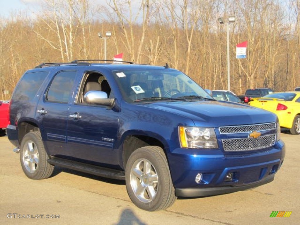 Blue Topaz Metallic 2012 Chevrolet Tahoe LT 4x4 Exterior Photo #57336444