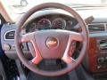 Ebony 2012 Chevrolet Tahoe LT 4x4 Steering Wheel