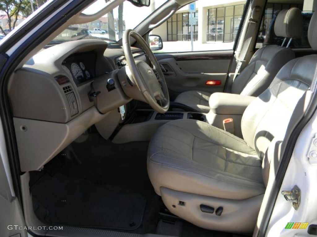 2003 Grand Cherokee Limited - Stone White / Sandstone photo #7