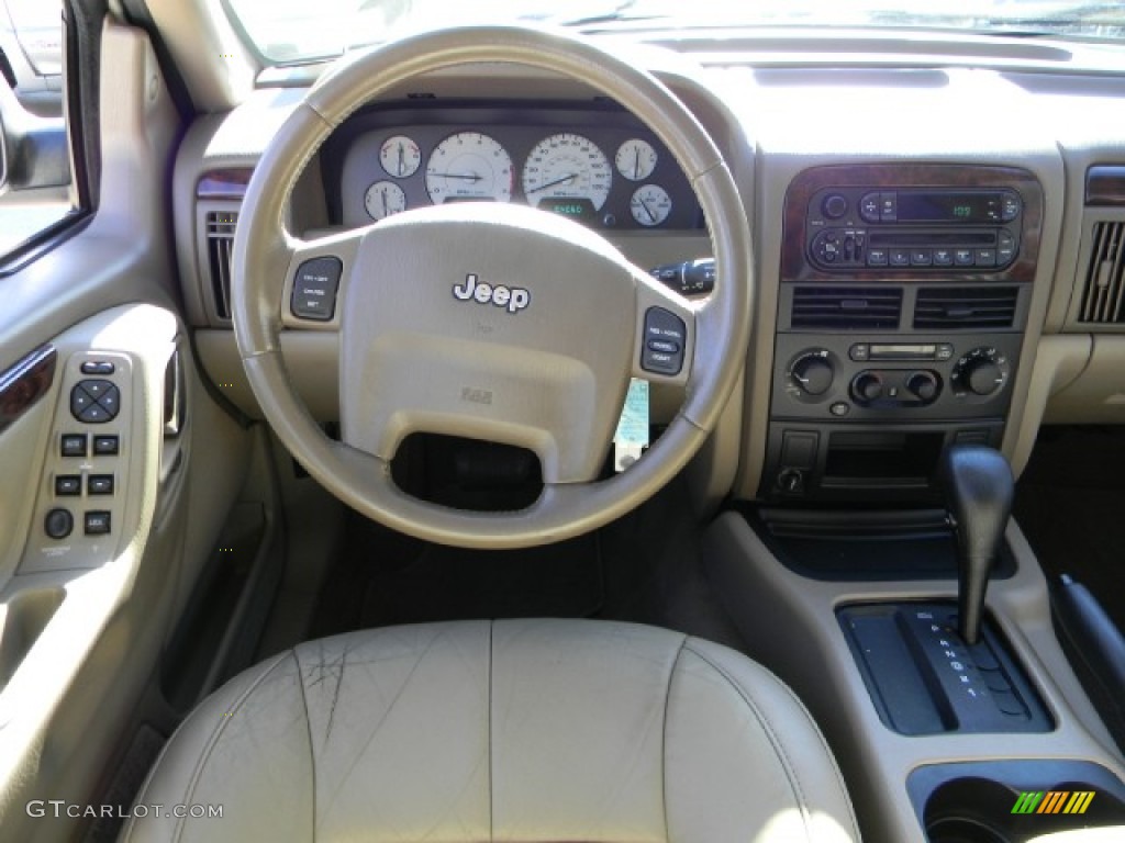 2003 Grand Cherokee Limited - Stone White / Sandstone photo #9