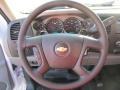 Dark Titanium Steering Wheel Photo for 2012 Chevrolet Silverado 2500HD #57336885