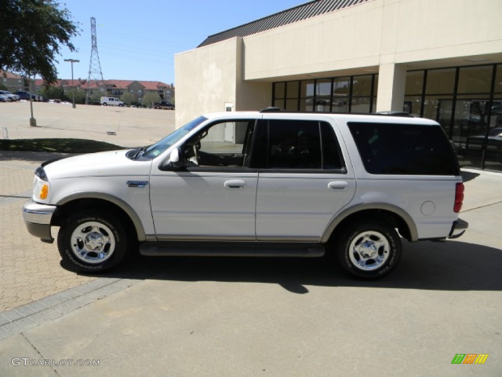 2001 Expedition Eddie Bauer - Oxford White / Medium Parchment photo #5