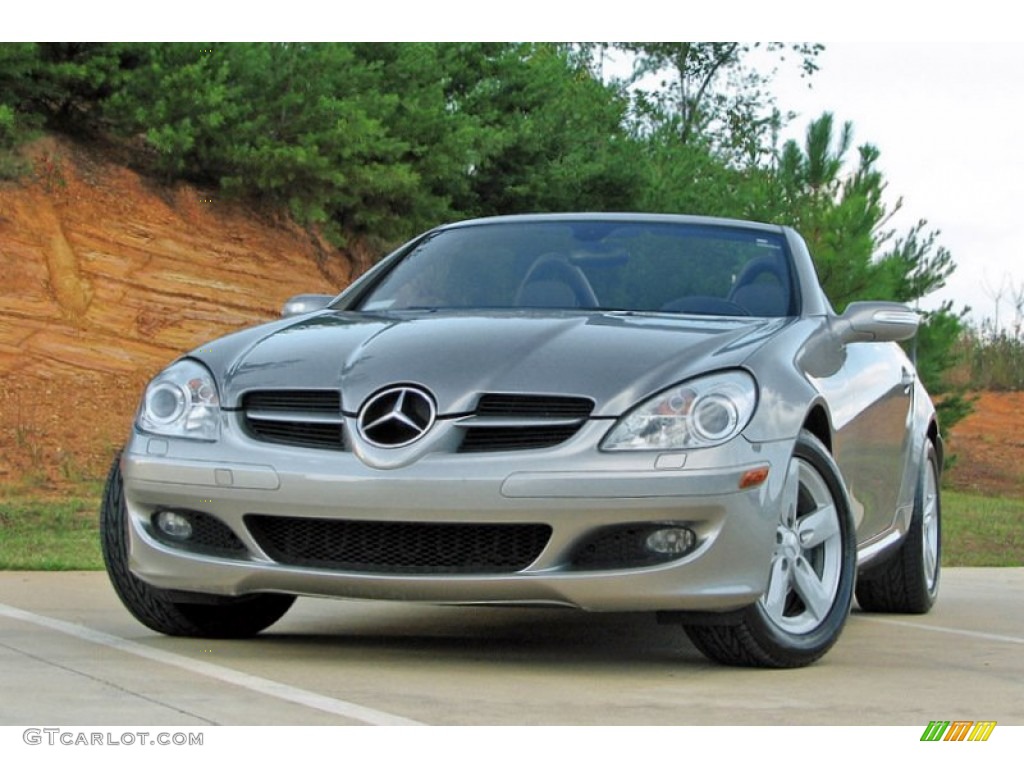 2006 SLK 280 Roadster - Pewter Metallic / Black photo #12