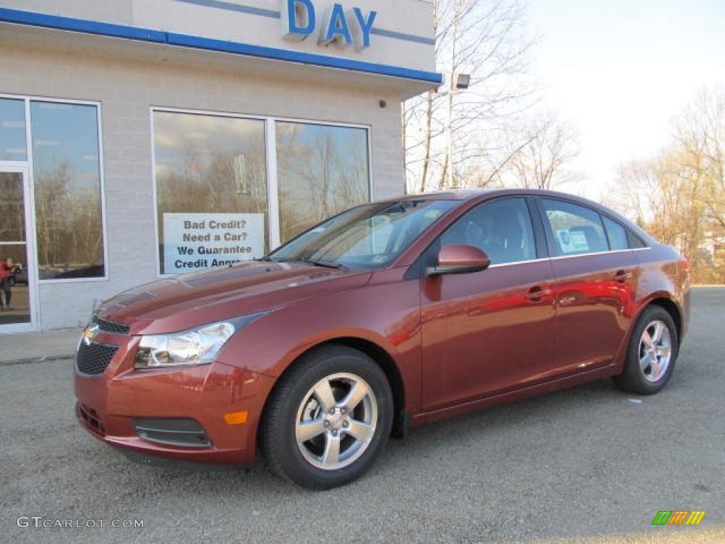 2012 Cruze LT - Autumn Red Metallic / Medium Titanium photo #1