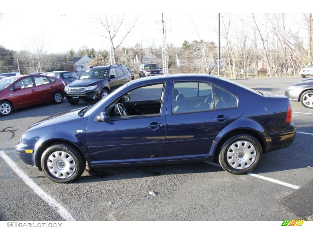 2003 Jetta GL 1.8T Sedan - Galactic Blue Metallic / Black photo #12