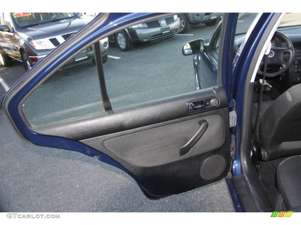 2003 Jetta GL 1.8T Sedan - Galactic Blue Metallic / Black photo #19