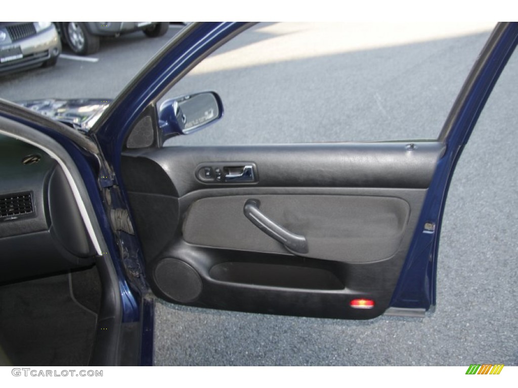 2003 Jetta GL 1.8T Sedan - Galactic Blue Metallic / Black photo #21
