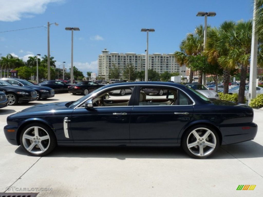 Indigo Blue Metallic 2008 Jaguar XJ Super V8 Exterior Photo #57337723