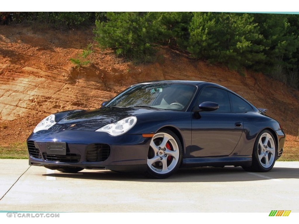 Lapis Blue Metallic 2003 Porsche 911 Carrera 4S Coupe Exterior Photo #57338325