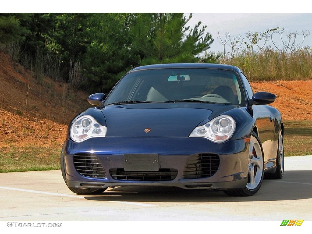 Lapis Blue Metallic 2003 Porsche 911 Carrera 4S Coupe Exterior Photo #57338343