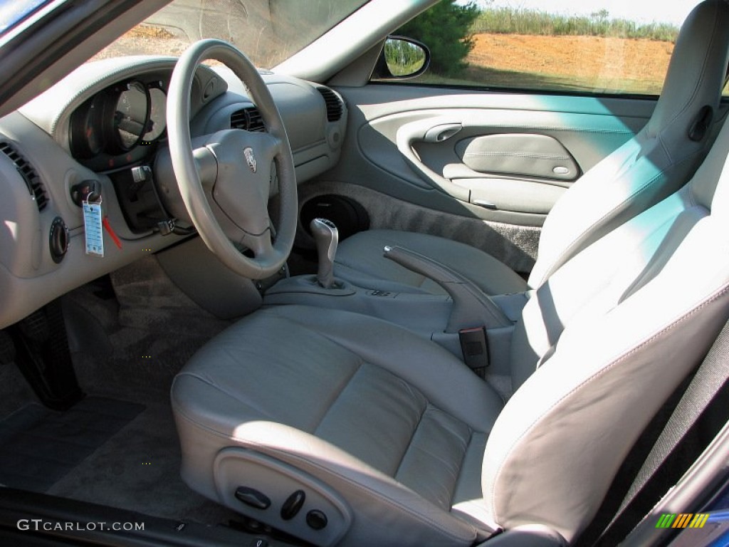 Graphite Grey Interior 2003 Porsche 911 Carrera 4S Coupe Photo #57338845