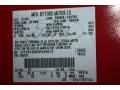 E4: Torch Red 2005 Ford Ranger Edge SuperCab 4x4 Color Code