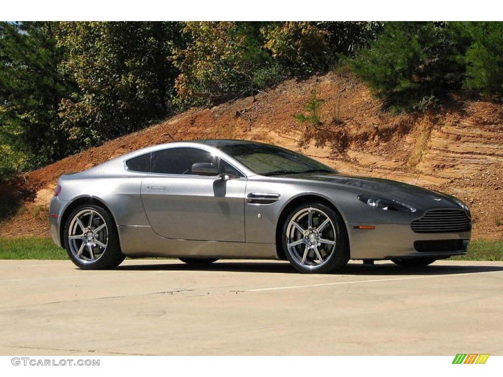 2006 V8 Vantage Coupe - Tungsten Silver / Obsidian Black photo #19