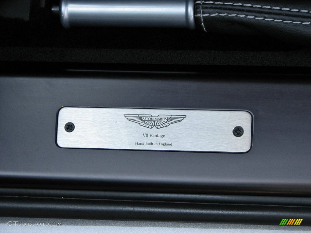 V8 Vantage Hand Built in England badge 2006 Aston Martin V8 Vantage Coupe Parts
