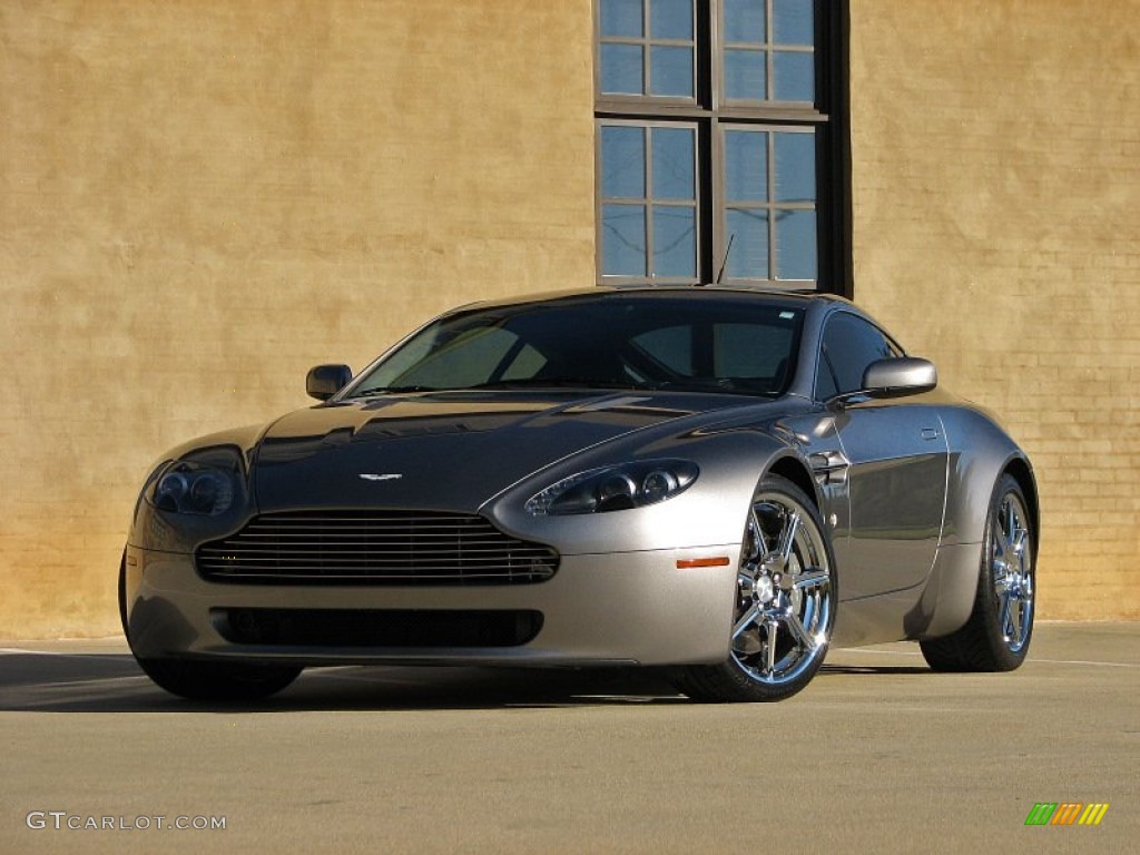 2006 V8 Vantage Coupe - Tungsten Silver / Obsidian Black photo #47