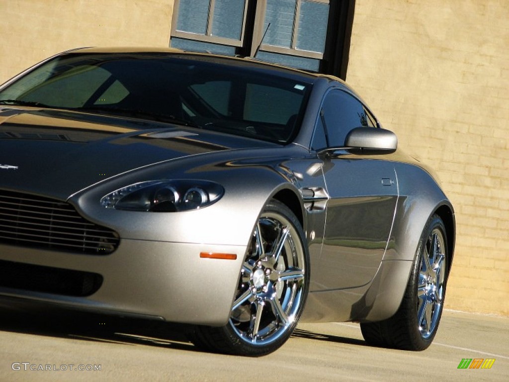2006 V8 Vantage Coupe - Tungsten Silver / Obsidian Black photo #48