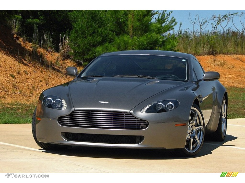 2006 V8 Vantage Coupe - Tungsten Silver / Obsidian Black photo #55
