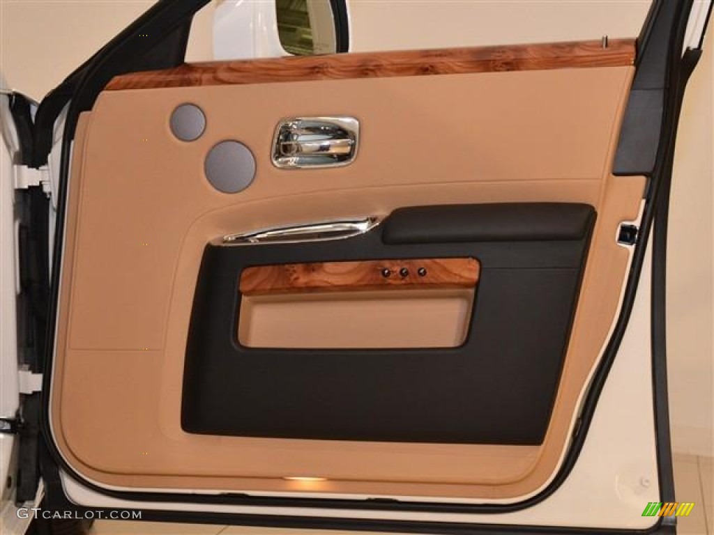 2011 Rolls-Royce Ghost Standard Ghost Model Moccasin Door Panel Photo #57339751
