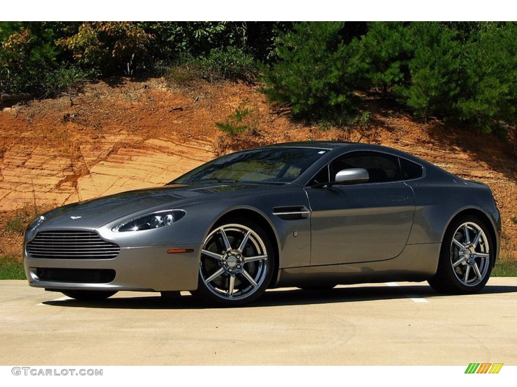 2006 V8 Vantage Coupe - Tungsten Silver / Obsidian Black photo #68