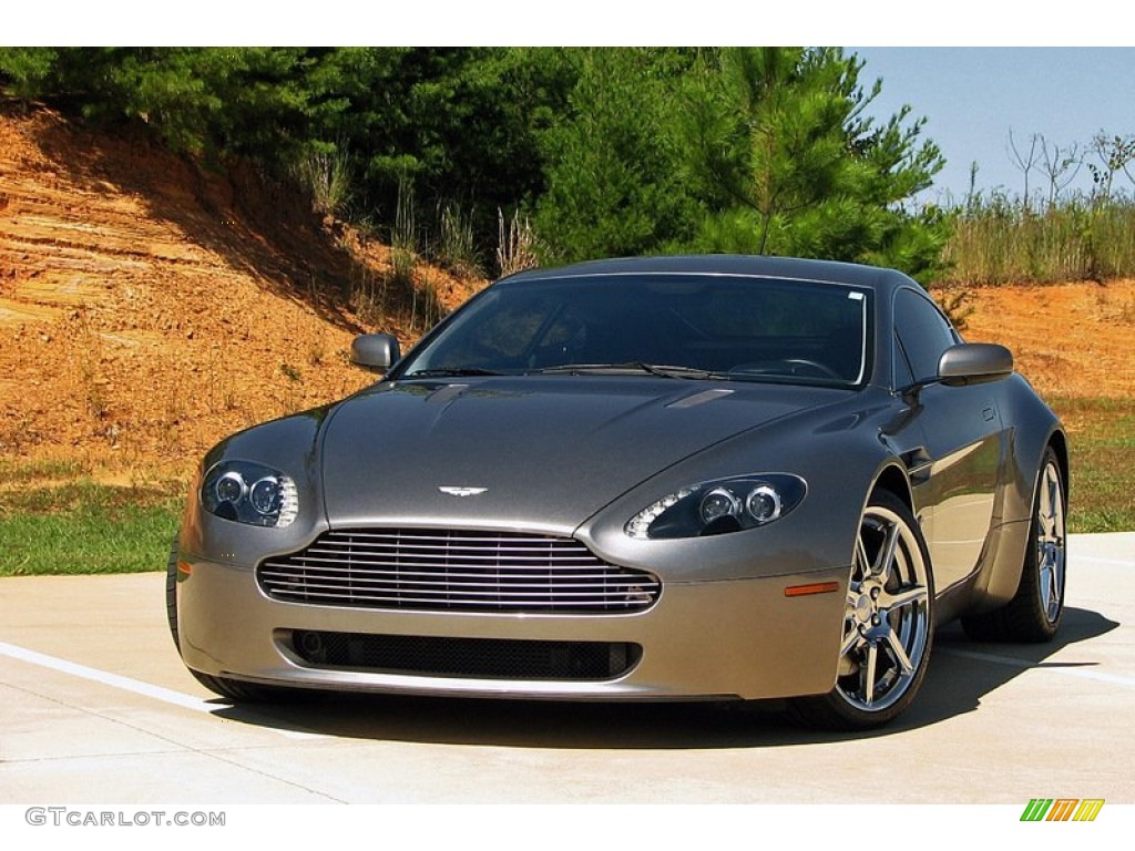 2006 V8 Vantage Coupe - Tungsten Silver / Obsidian Black photo #70