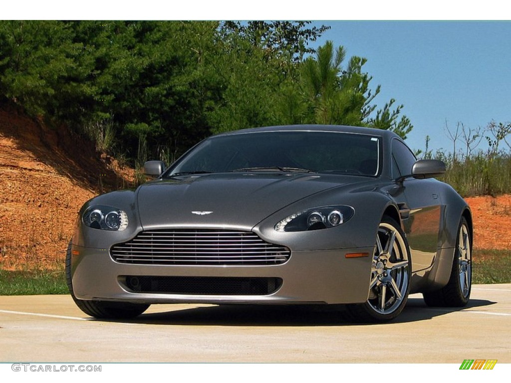 2006 V8 Vantage Coupe - Tungsten Silver / Obsidian Black photo #73