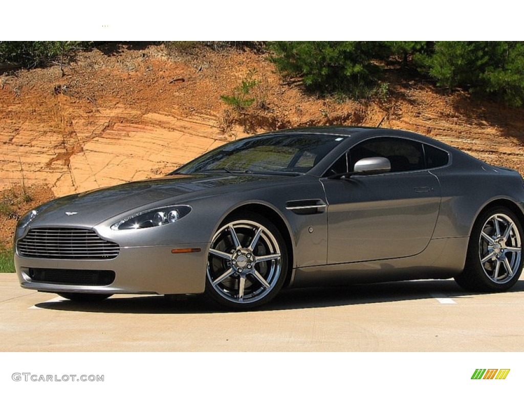 2006 V8 Vantage Coupe - Tungsten Silver / Obsidian Black photo #75