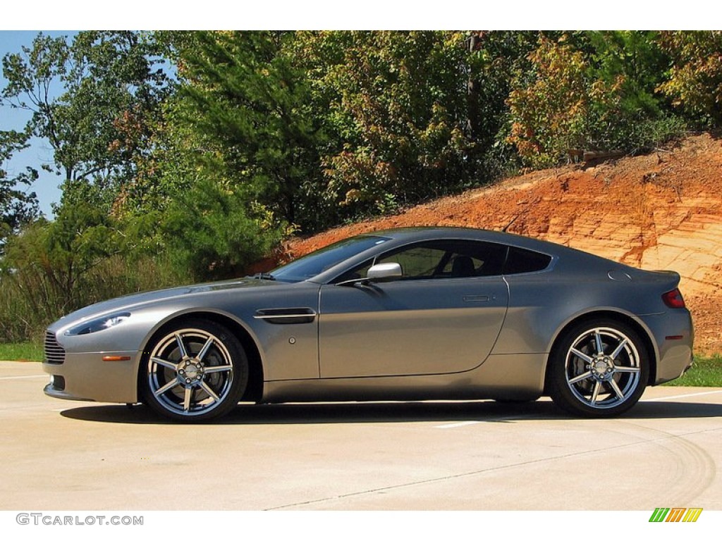 2006 V8 Vantage Coupe - Tungsten Silver / Obsidian Black photo #78