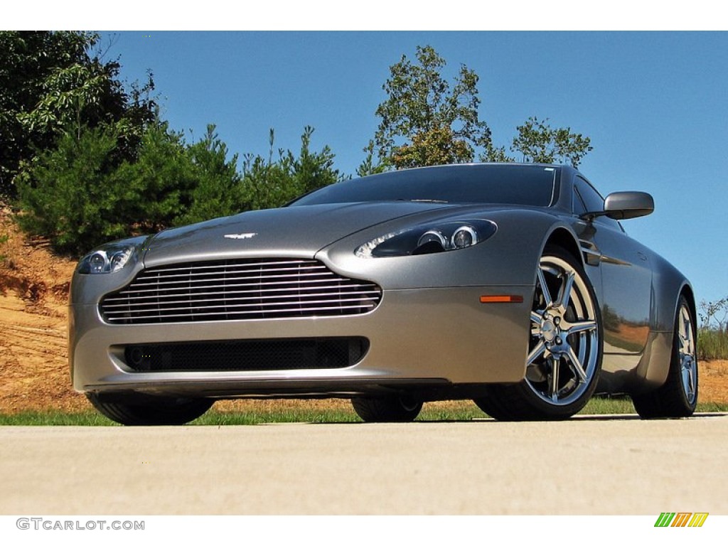 2006 V8 Vantage Coupe - Tungsten Silver / Obsidian Black photo #79