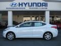 2012 Shimmering White Hyundai Elantra Limited  photo #1