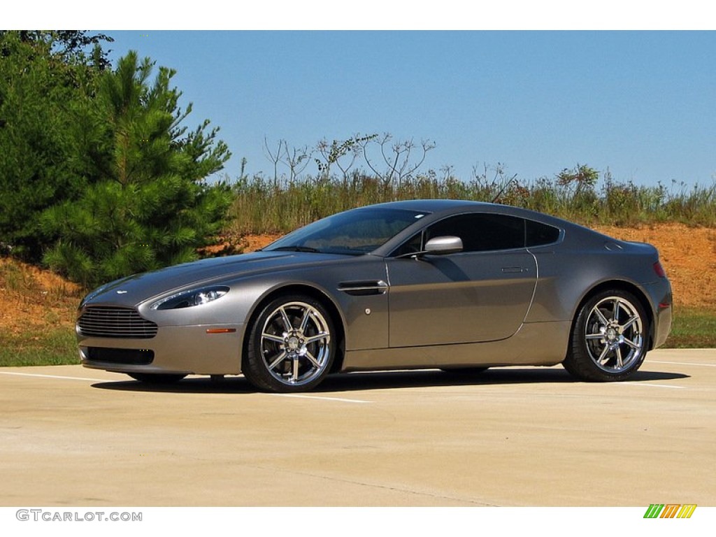 2006 V8 Vantage Coupe - Tungsten Silver / Obsidian Black photo #95