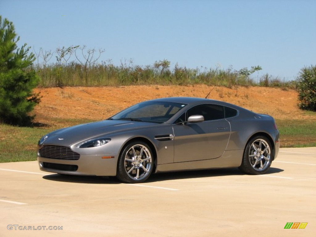 2006 V8 Vantage Coupe - Tungsten Silver / Obsidian Black photo #97