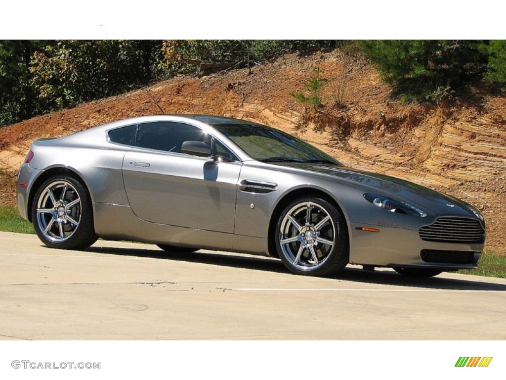 2006 V8 Vantage Coupe - Tungsten Silver / Obsidian Black photo #99