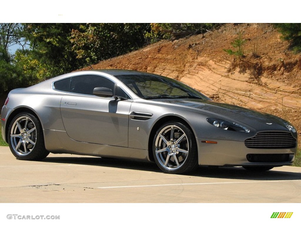 2006 V8 Vantage Coupe - Tungsten Silver / Obsidian Black photo #100