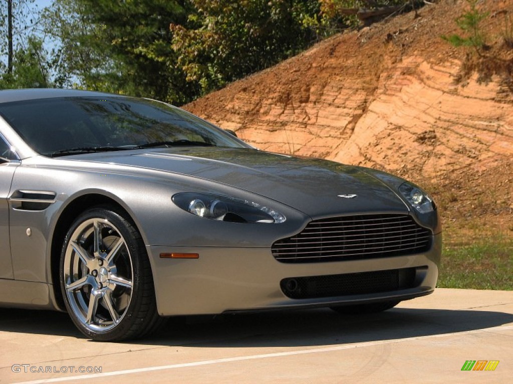 2006 V8 Vantage Coupe - Tungsten Silver / Obsidian Black photo #101