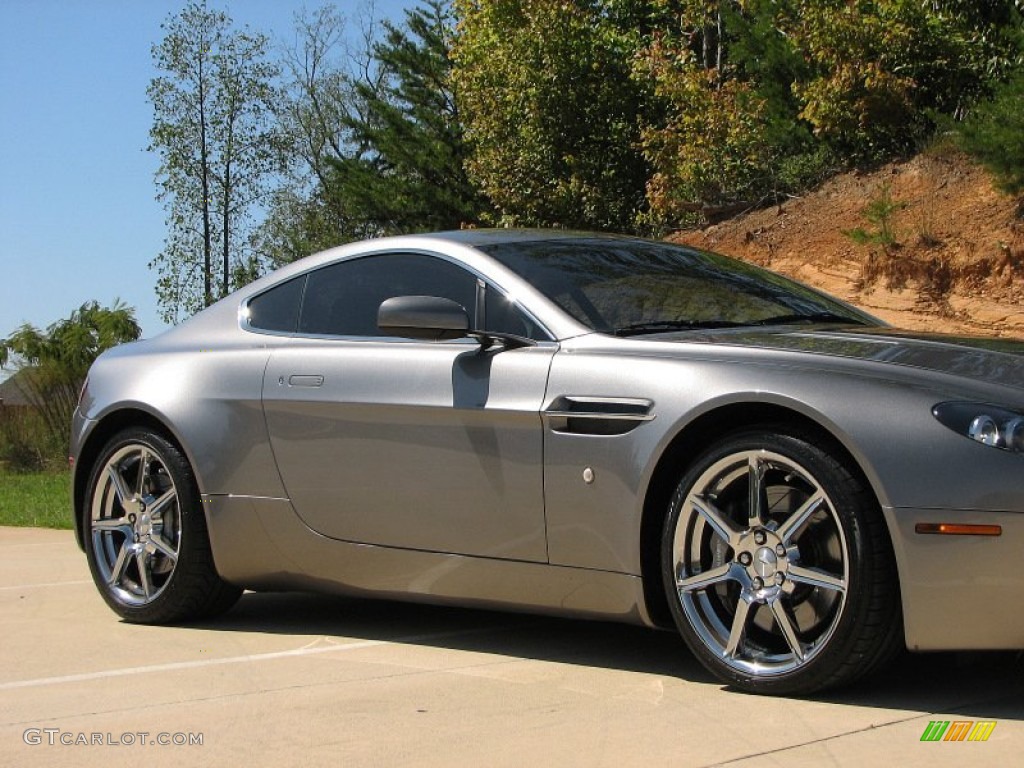 2006 V8 Vantage Coupe - Tungsten Silver / Obsidian Black photo #102