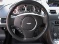 2006 Aston Martin V8 Vantage Obsidian Black Interior Steering Wheel Photo