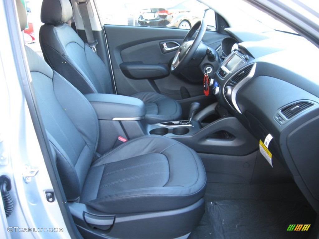 2012 Tucson Limited AWD - Diamond Silver / Black photo #20